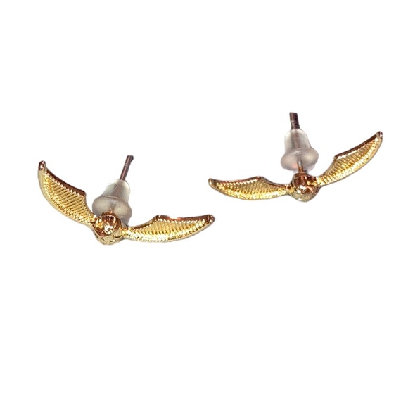Harry Potter Gold Stud Earrings With Golden Snitch Symbol.
Make An Offer. - Picture 3 of 6